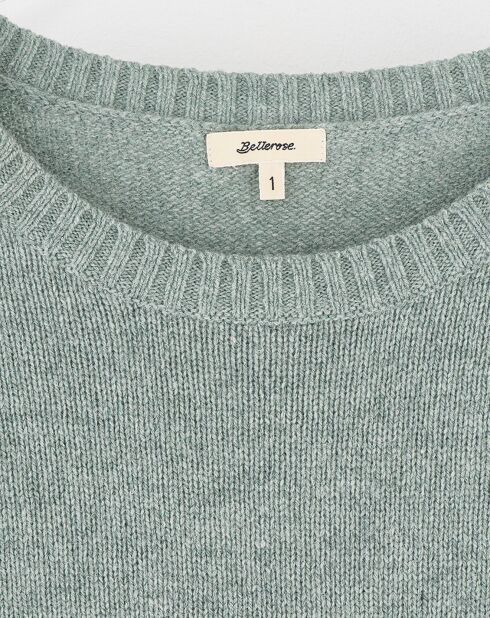 Pull en Laine mélangée Giwco rain blue