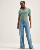 Pull en Laine mélangée Giwco rain blue