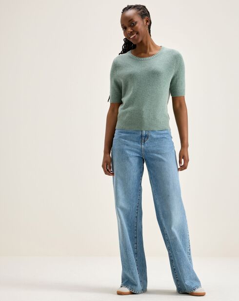 Pull en Laine mélangée Giwco rain blue