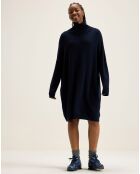 Robe 100% Laine Mérinos Sens bleu marine
