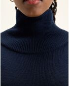 Robe 100% Laine Mérinos Sens bleu marine