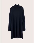 Robe 100% Laine Mérinos Sens bleu marine