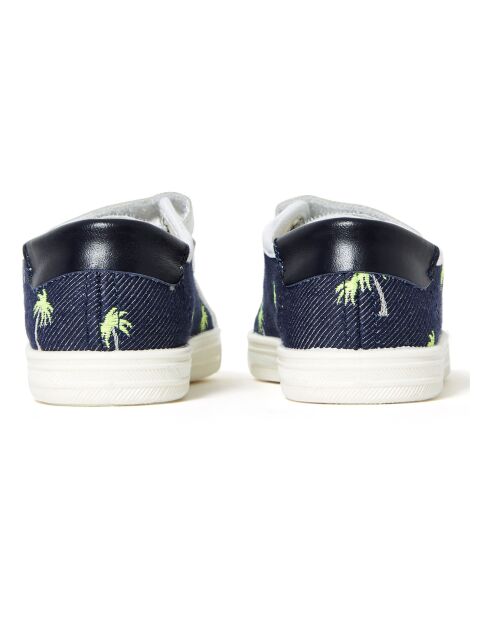 Baskets à Scratchs en Denim