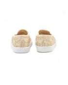 Baskets Slip On à Broderies dorées