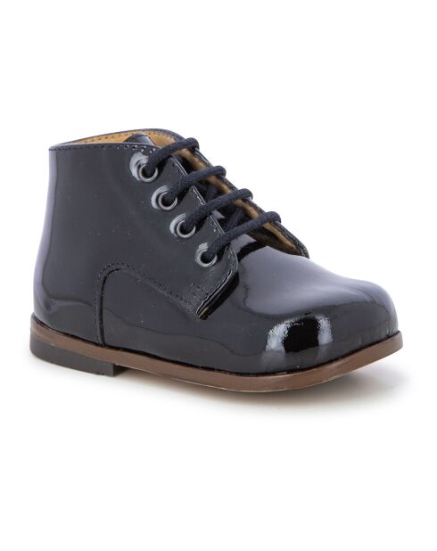 Bottines Zeus Vernies noires