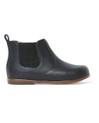 Bottines en Vachette Zeus Elastiquées et Zippées noires
