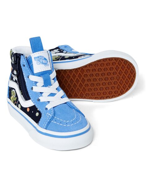 Baskets Montantes à Zip SK8-Hi Astronautes bleues