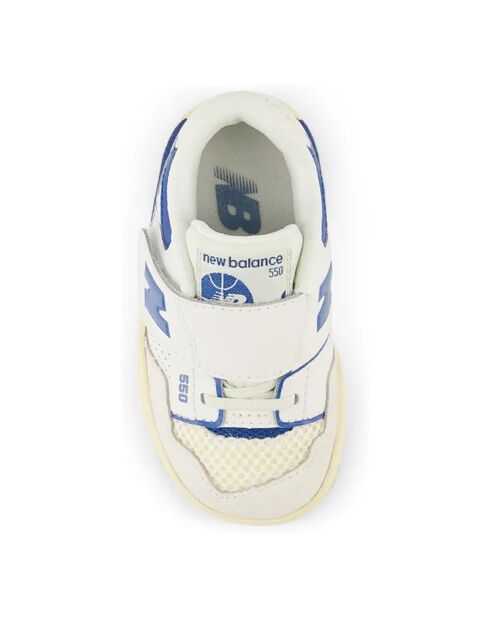 Baskets à Lacets Elastiqués et Scratchs 550 bleues