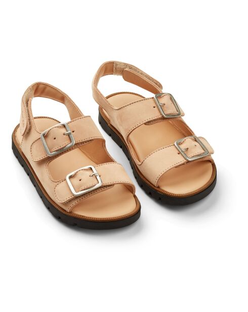 Sandales en Cuir Denis beiges