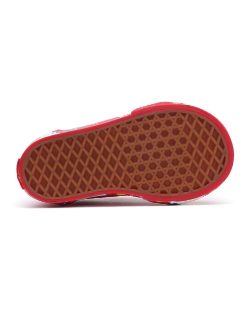 Baskets à Scratchs Old Skool Paint Splatter rouges