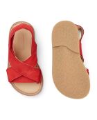 Sandales en Cuir Jady rouges