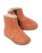 Boots Fourrées abricot