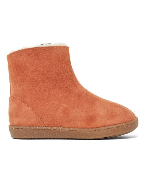 Boots Fourrées abricot