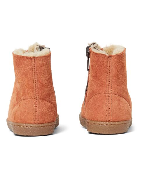 Boots Fourrées abricot
