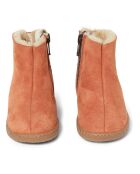 Boots Fourrées abricot