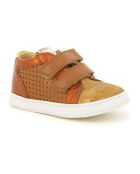 Baskets à Scratchs en Mousse Dop camel