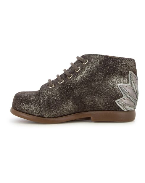 Derbies Nioupi Lotus chocolat