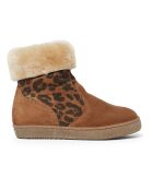 Boots en Fausse Fourrure camel