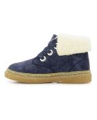Bottines à Lacets Fourrées Trix bleu marine