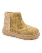 Trix Back Camelfarbene Stiefel mit Reißverschluss