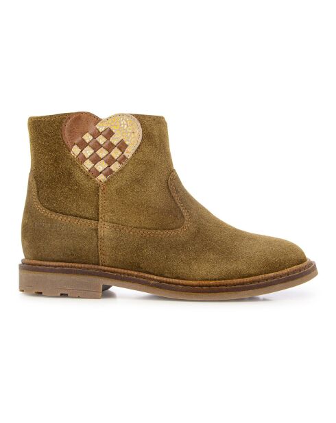 Bottines à Zip Sister Love camel