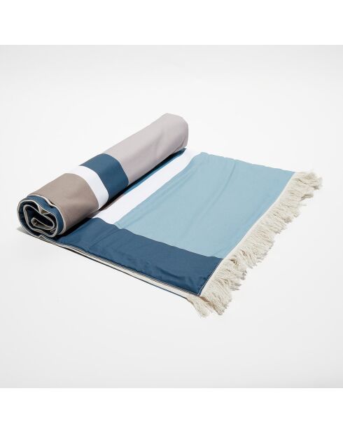 Drap de plage Kikoy zanzibar jade - 90X170 cm