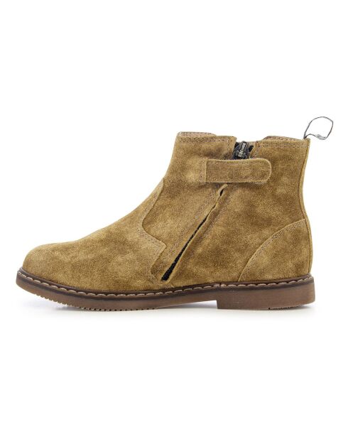 Bottines City JodZip marron clair