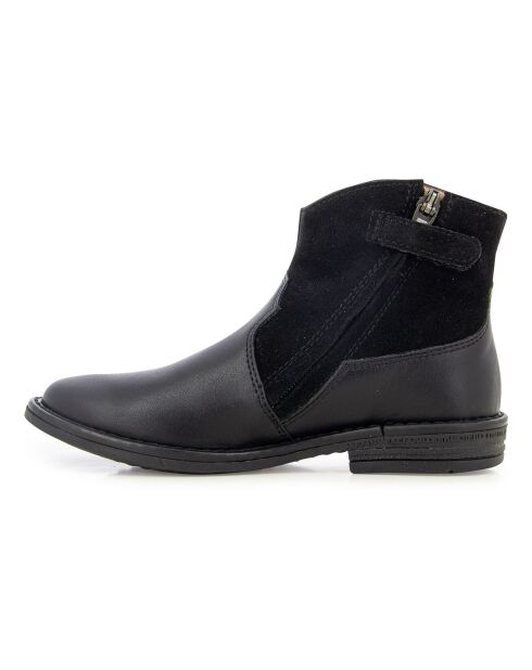 Bottines à Zip Billy Stud noires