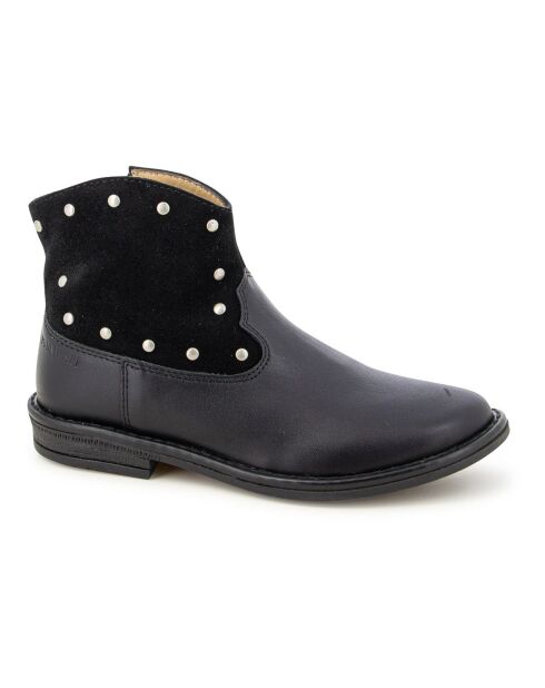 Bottines à Zip Billy Stud noires
