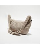 Sac banane en bouclette éponge St Tropez lin - 25x48 cm