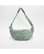 Sac banane en bouclette éponge St Tropez céladon - 25x48 cm