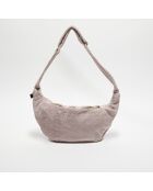 Sac banane en bouclette éponge St Tropez 25X48 pétale - 25x48 cm