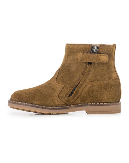 Botas Trip Zip Coffee Velvet