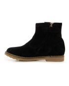 Schwarze Stiefel aus Veloursleder von Trip Arty