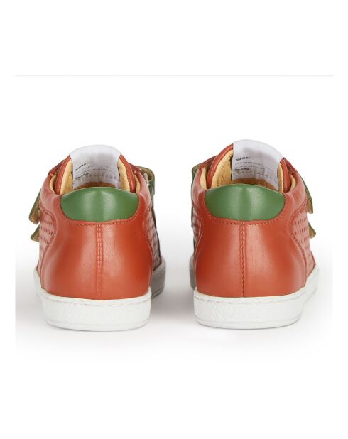 Baskets à Scratchs en Mousse Easy Top x Smallable marron