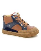 Baskets en Mousse à Zip Bump bleu marine