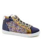 Baskets Top à Zip Zippy bleu marine