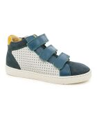 Easy Perfo Scratch Top Sneakers in Ecru/Grün