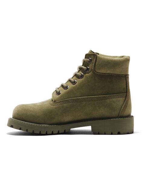 Boots en Suède 6In Premium Colorblock vert olive