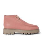 Derbis altos rosas con cordones