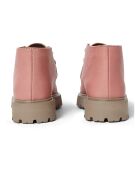 Derbis altos rosas con cordones