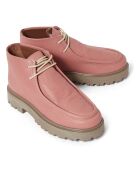 Derbis altos rosas con cordones