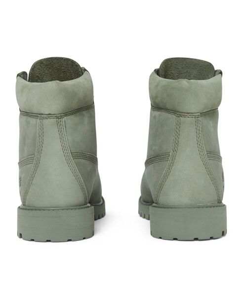 Boots en Suède 6In Premium Colorblock vert olive