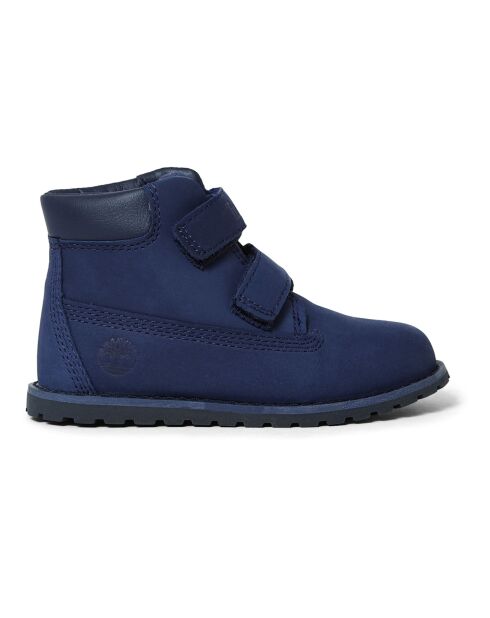 Boots Pokey Pine à Scratchs bleu marine