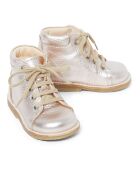 Bottines à Lacets doré rose