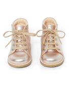 Bottines à Lacets doré rose