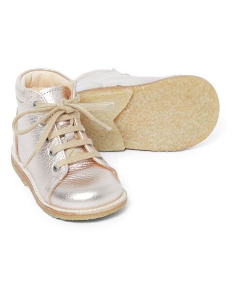 Bottines à Lacets doré rose