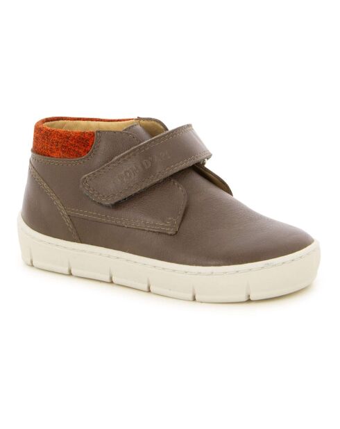 Chaussures à Scratchs Start Easy Pad taupe