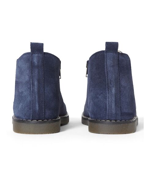 Boots Chelsea Zippées bleues