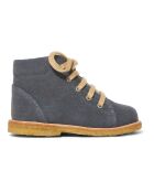 Bottines à Lacets en Toile Vegan noires